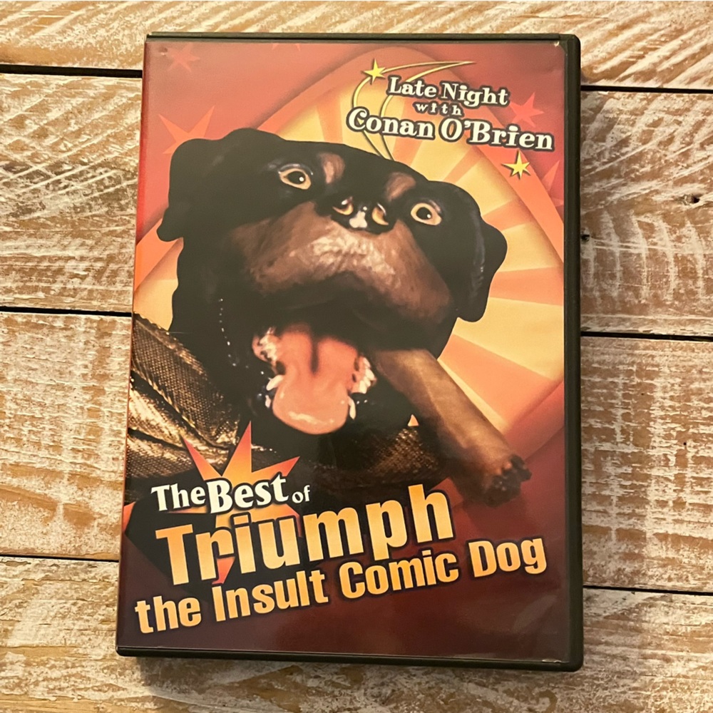 3/$15 u pick dvds📀or 1 for $10~ 🤪😂triumph the insult comic dog🐾